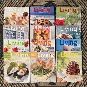 Lot of 12 Martha Stewart Living Magazines Summer June/July Issues 2002-2016